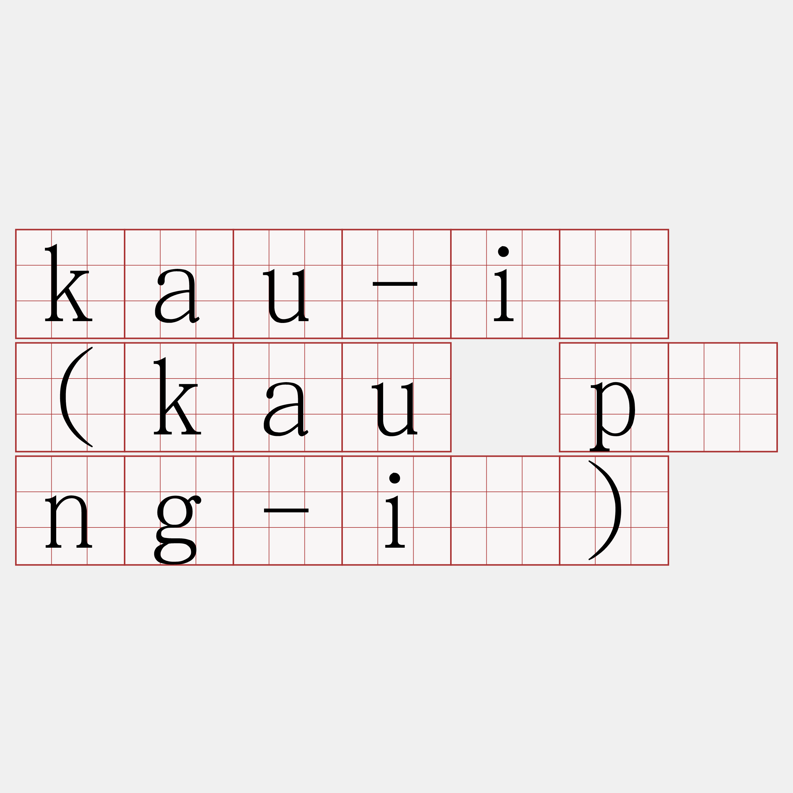 kau-iú (kau pîng-iú)
